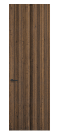 Дверь межкомнатная 0021 ОУММ . Цвет Орех умбра матовый. Материал Шпон Naturwood. Коллекция Select. Картинка.